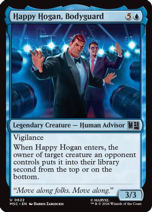 Happy Hogan, Bodyguard (MSC-622) - uncommon
