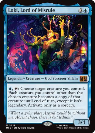 Loki, Lord of Misrule (MSC-628) - mythic - Foil
