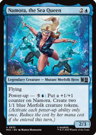 Namora, the Sea Queen (MSC-632) - uncommon - Foil