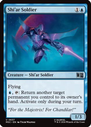 Shi'ar Soldier (MSC-637) - uncommon