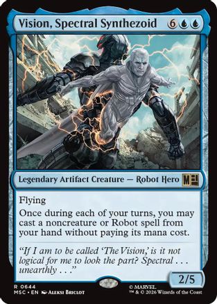 Vision, Spectral Synthezoid (MSC-644) - rare