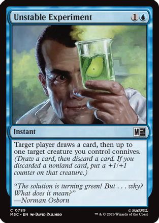 Unstable Experiment (MSC-789) - common