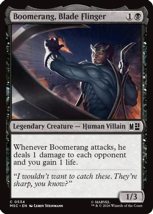 Boomerang, Blade Flinger (MSC-534) - common - Foil