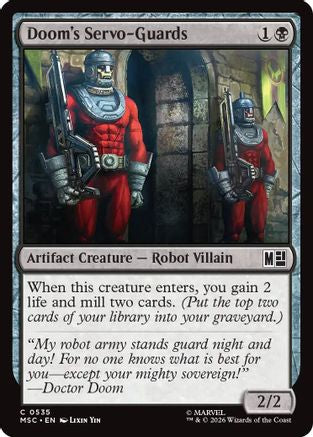 Doom's Servo-Guards (MSC-535) - common - Foil