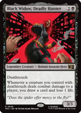 Black Widow, Deadly Hunter (MSC-648) - rare