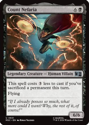 Count Nefaria (MSC-651) - uncommon - Foil