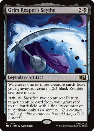 Grim Reaper's Scythe (MSC-658) - rare - Foil