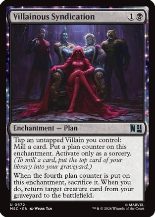 Villainous Syndication (MSC-672) - uncommon - Foil
