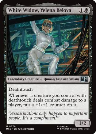 White Widow, Yelena Belova (MSC-676) - uncommon