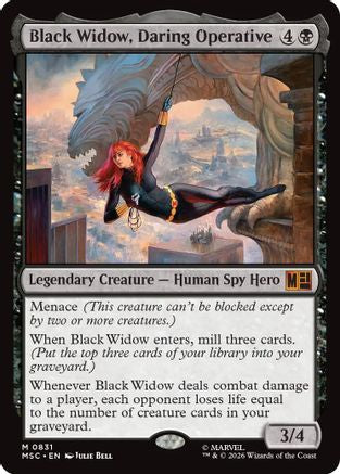 Black Widow, Daring Operative (MSC-831) - mythic