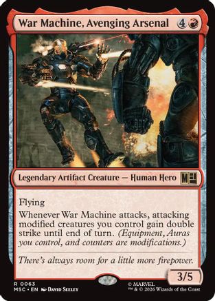 War Machine, Avenging Arsenal (MSC-063) - rare