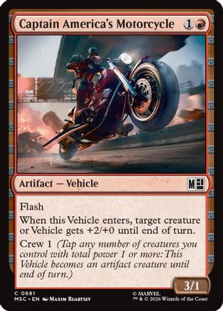 Captain America's Motorcycle (MSC-681) - common