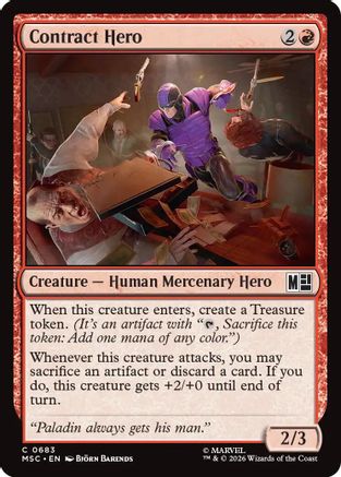 Contract Hero (MSC-683) - common - Foil
