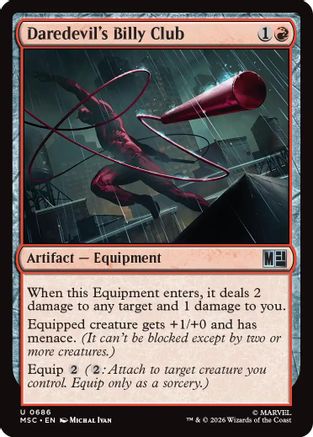 Daredevil's Billy Club (MSC-686) - uncommon