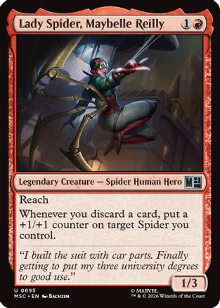 Lady Spider, Maybelle Reilly (MSC-695) - uncommon