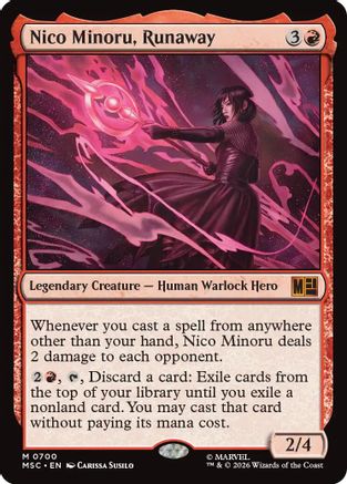 Nico Minoru, Runaway (MSC-700) - mythic - Foil