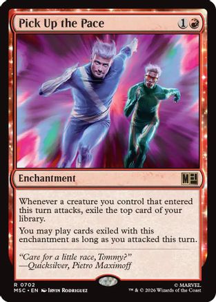 Pick Up the Pace (MSC-702) - rare - Foil