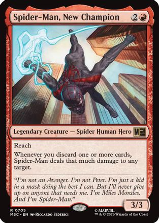 Spider-Man, New Champion (MSC-705) - rare - Foil
