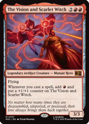 The Vision and Scarlet Witch (MSC-707) - mythic