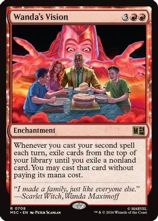 Wanda's Vision (MSC-708) - rare - Foil