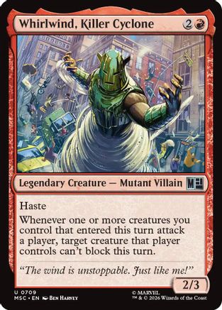 Whirlwind, Killer Cyclone (MSC-709) - uncommon - Foil