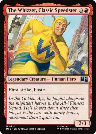 The Whizzer, Classic Speedster (MSC-710) - uncommon - Foil