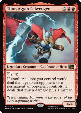 Thor, Asgard's Avenger (MSC-756) - rare - Foil