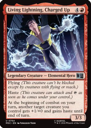 Living Lightning, Charged Up (MSC-764) - uncommon - Foil