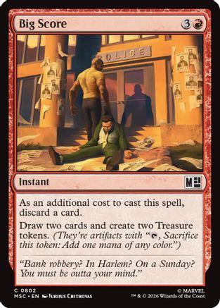 Big Score (MSC-802) - common - Foil