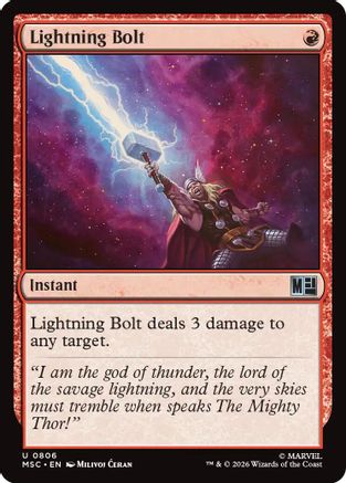 Lightning Bolt (MSC-806) - uncommon
