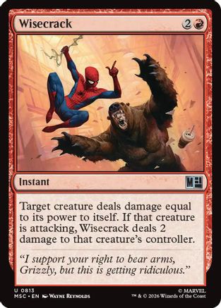Wisecrack (MSC-813) - uncommon - Foil