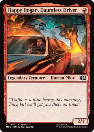 Happy Hogan, Dauntless Driver (0849) (MSC-849) - common