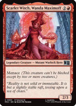 Scarlet Witch, Wanda Maximoff (MSC-855) - uncommon