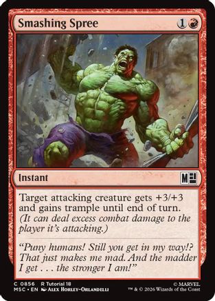 Smashing Spree (0856) (MSC-856) - common