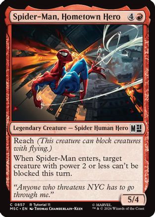 Spider-Man, Hometown Hero (MSC-857) - common