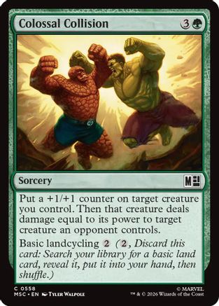Colossal Collision (MSC-558) - common - Foil