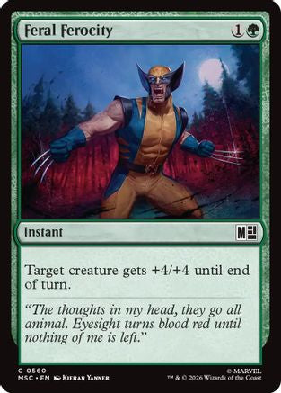 Feral Ferocity (MSC-560) - common - Foil