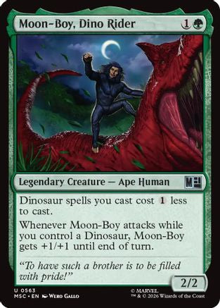 Moon-Boy, Dino Rider (MSC-563) - uncommon
