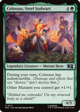 Colossus, Steel Stalwart (MSC-717) - uncommon - Foil