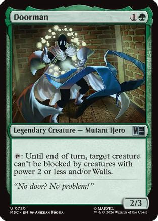 Doorman (MSC-720) - uncommon - Foil