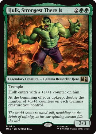Hulk, Strongest There Is (MSC-724) - rare