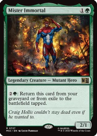 Mister Immortal (MSC-727) - rare - Foil