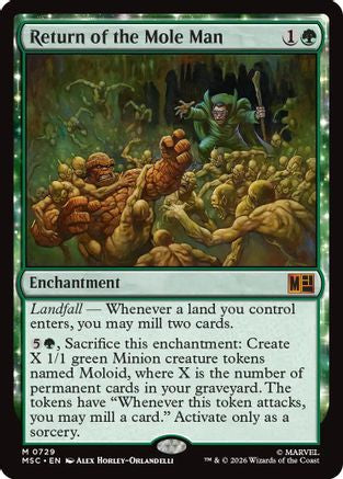 Return of the Mole Man (MSC-729) - mythic - Foil