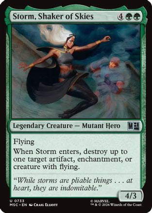 Storm, Shaker of Skies (MSC-733) - uncommon