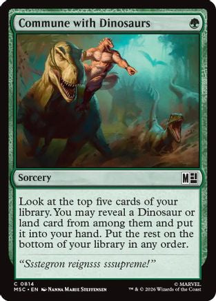 Commune with Dinosaurs (MSC-814) - common