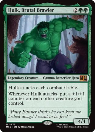 Hulk, Brutal Brawler (MSC-833) - mythic - Foil