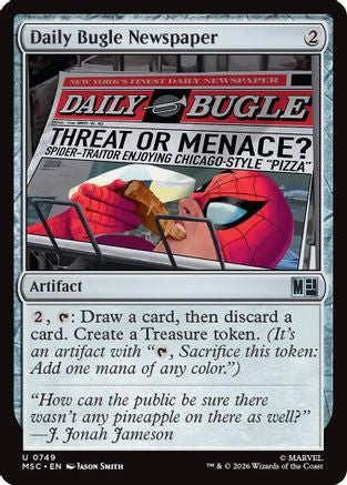 Daily Bugle Newspaper (MSC-749) - uncommon