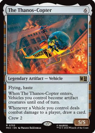 The Thanos-Copter (MSC-753) - rare - Foil