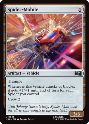 Spider-Mobile (MSC-826) - uncommon