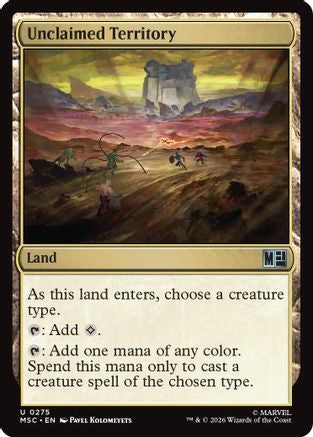 Unclaimed Territory (MSC-275) - uncommon